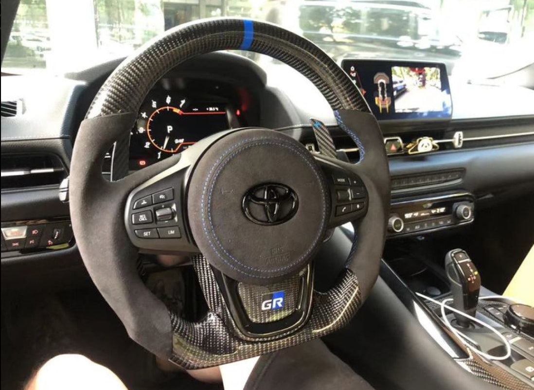 Carbon Fiber Steering Wheel for Toyota Supra