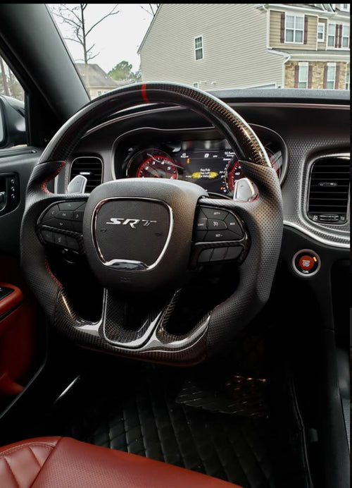 Carbon Fiber SRT Steering wheel